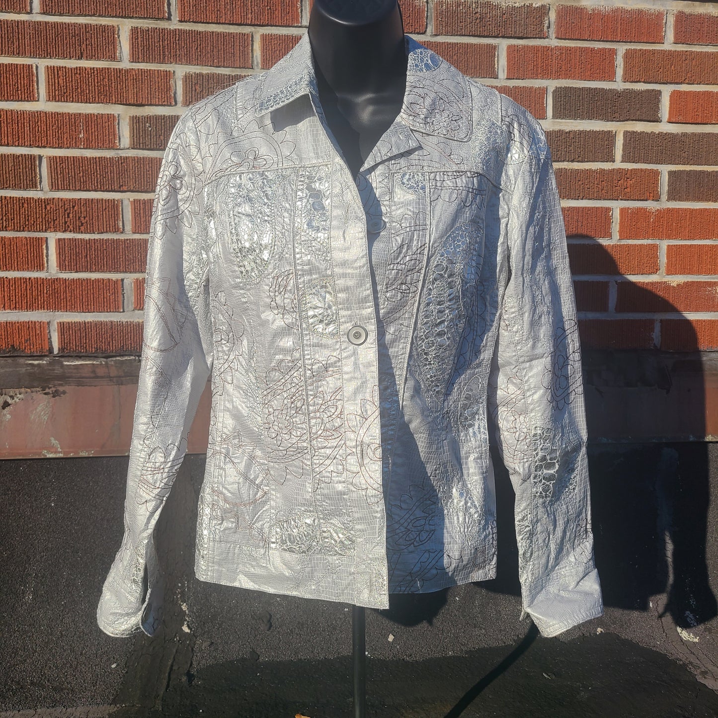 Silver Metallics Jacket