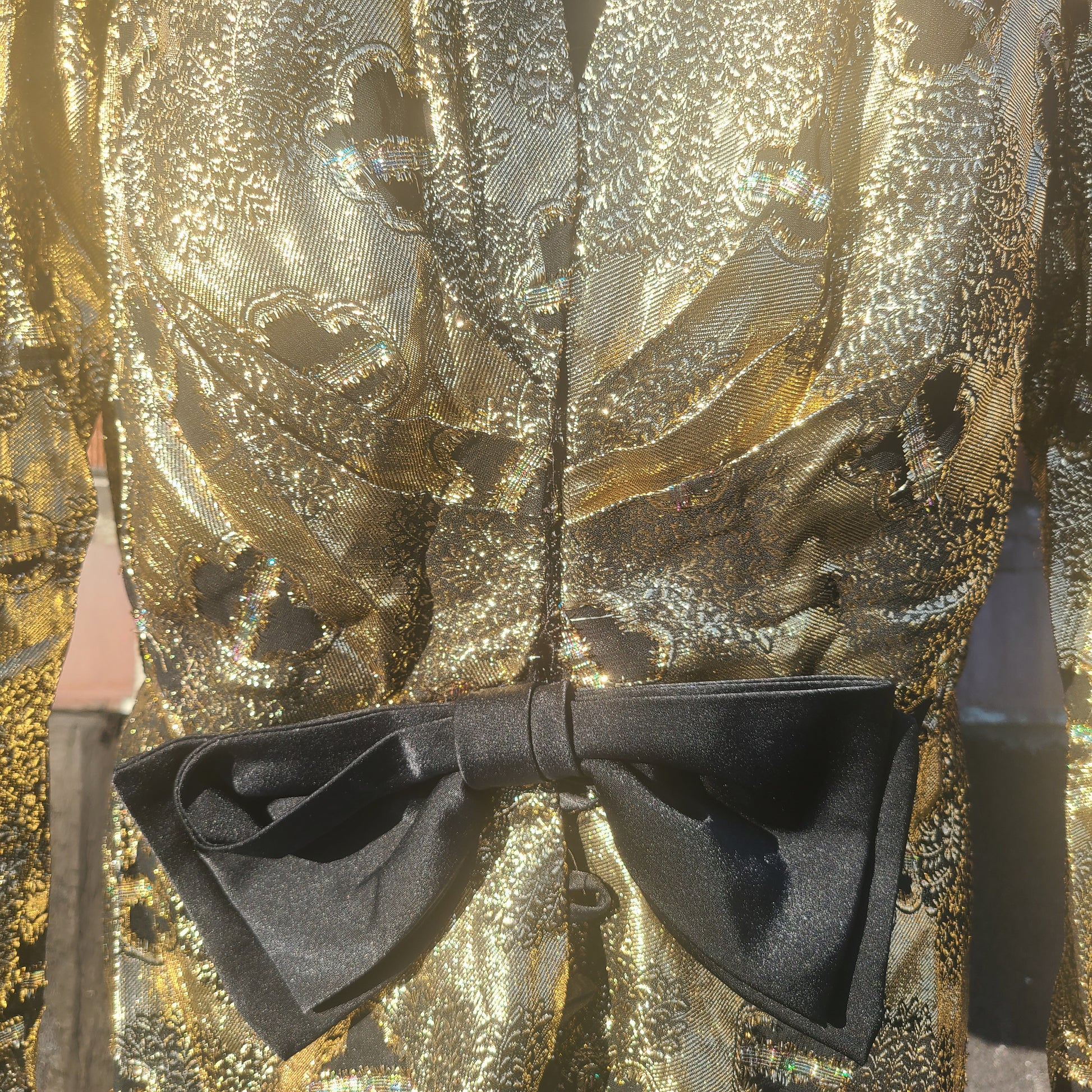 Golden Clouds Peplum Top JoliKKloset Golden Clouds Peplum Top JoliKKloset